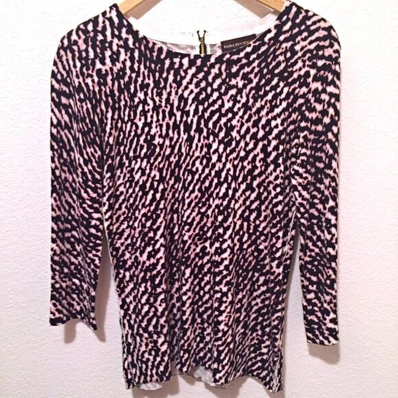 Dana Buchman Women's Soft Sweater Animal Print S - Picture 4 of 8